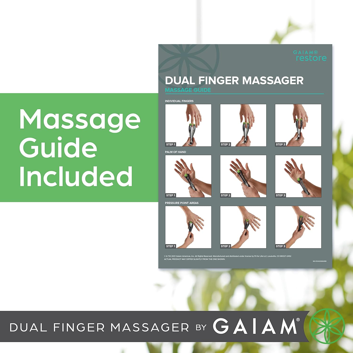 Gaiam Finger Massager Dual-Sided Hand - Image 6