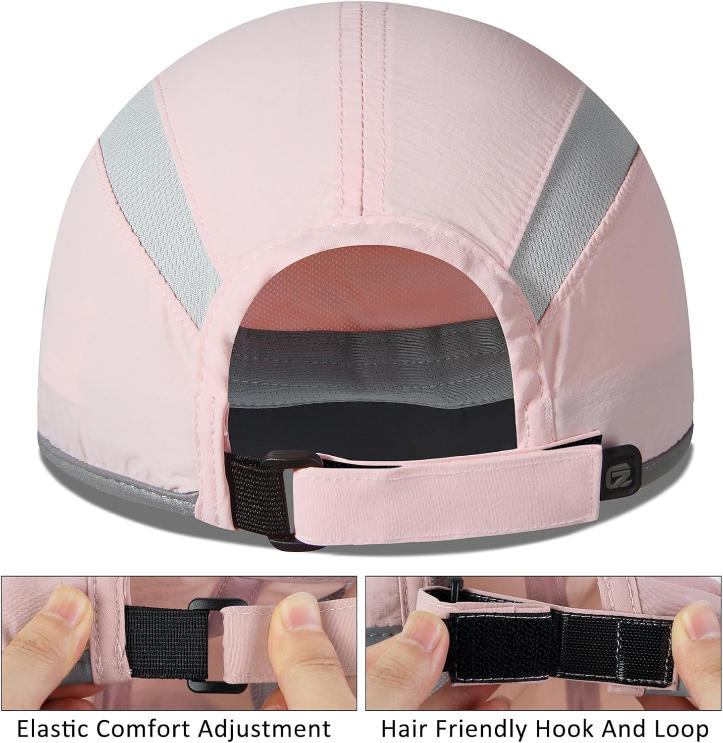 GADIEMKENSD Reflective Folding Outdoor Hat Unstructured Design UPF 50+ Sun Protection Sport Hats for Womens and Mens - Image 3