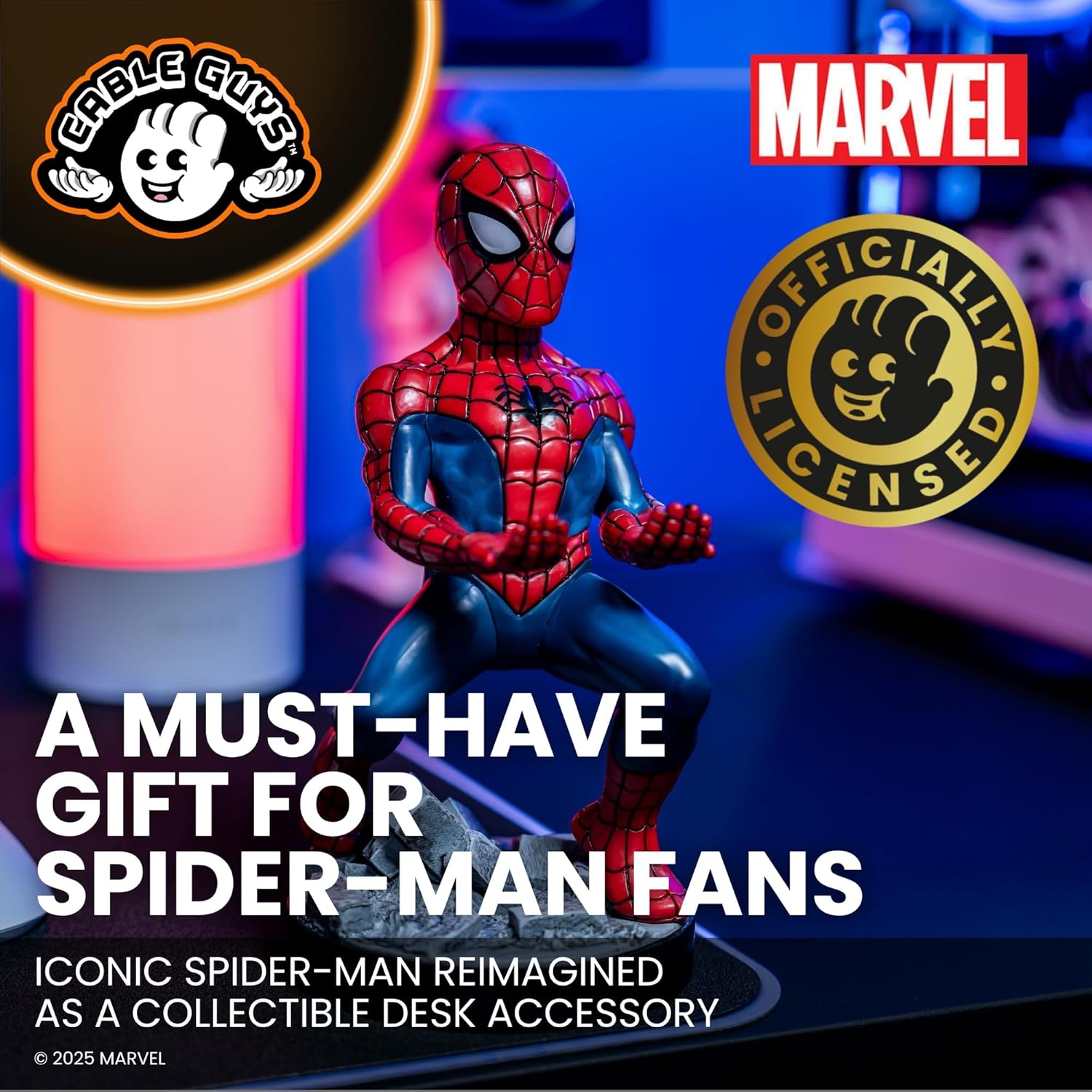 Cable Guys - Spider-Man Classic Accessory Holder for Gaming Controllers and Smartphones (Electronic Games////) - Image 5