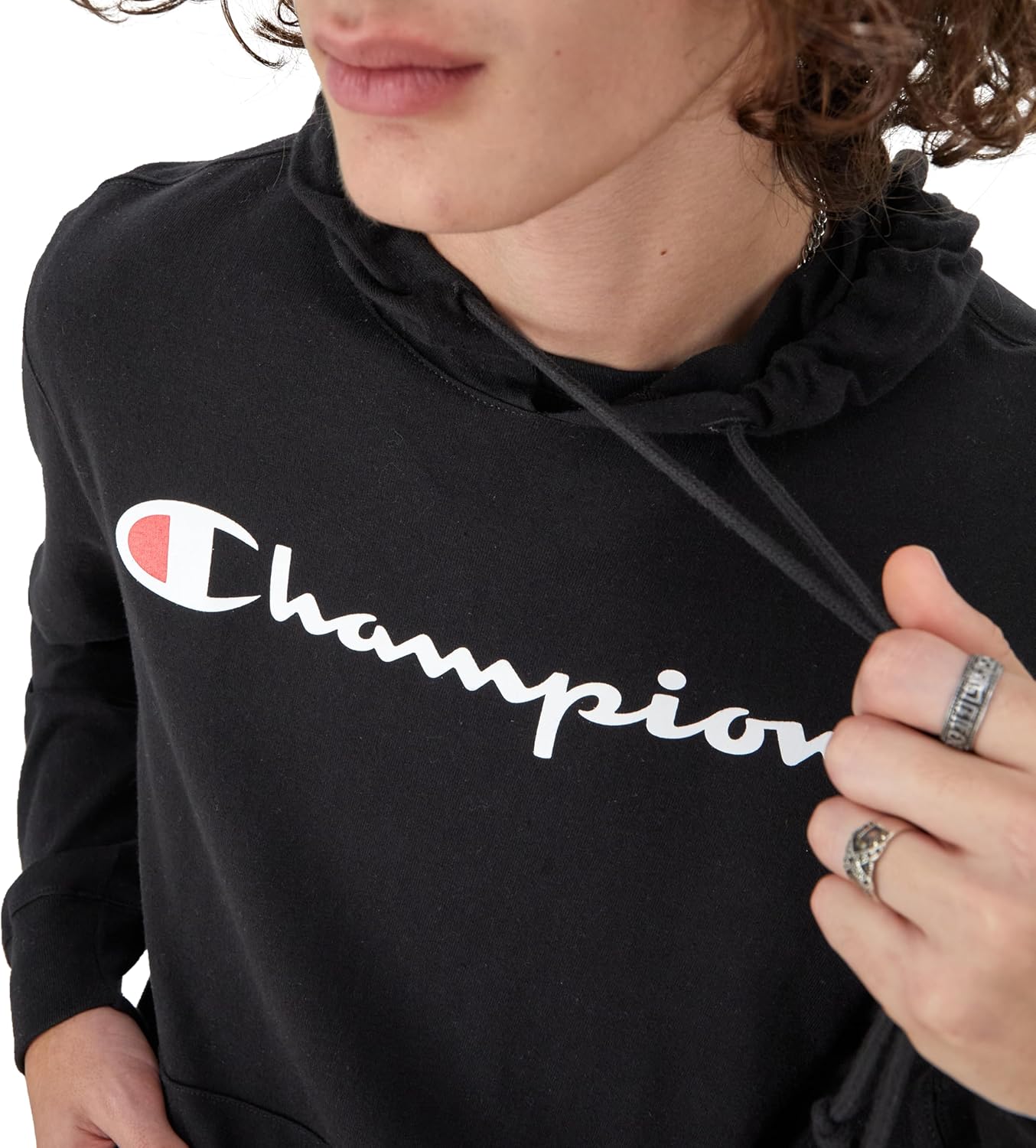 Champion Men's Long Sleeve T-shirt Hoodie (Retired Colors) - Image 5