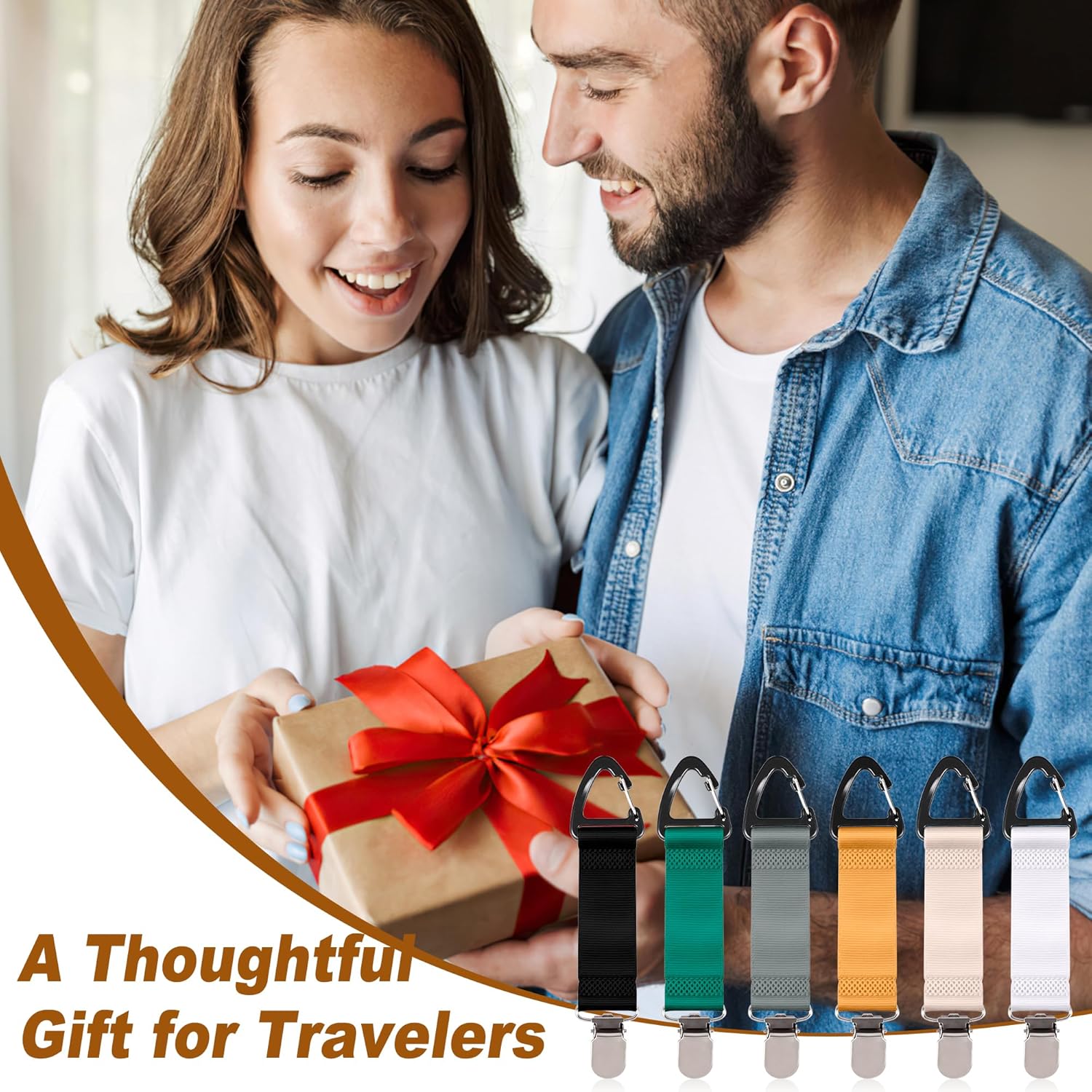 6 Pcs Hat Clip for Travel on Bag, Beach Vacation/Cruise Essentials Hats Holder, Strong Grip Space-saving Hat Clips Travel Accessories for Women/Family - Image 9