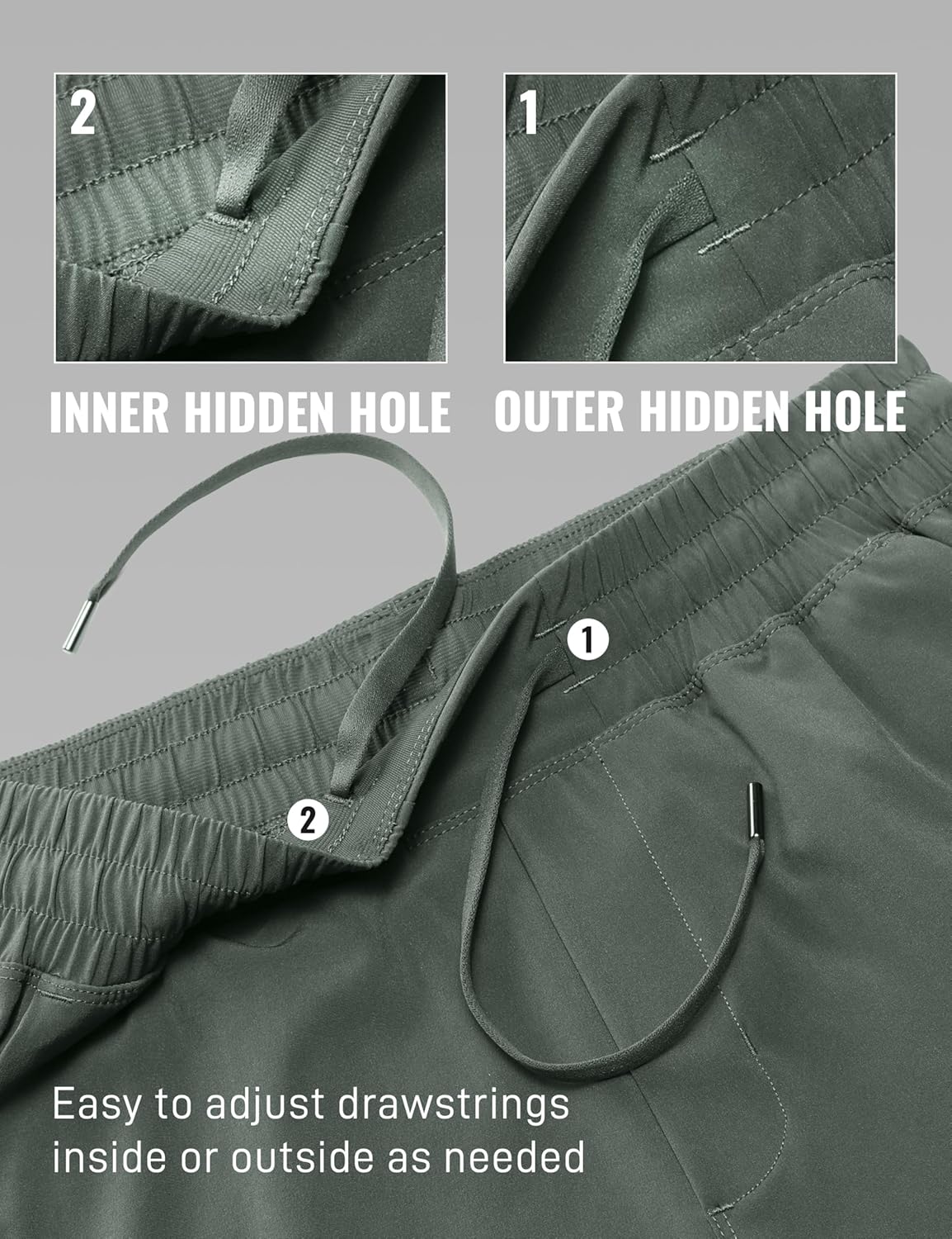 CRZ YOGA Men's Linerless Workout Shorts 7'' - Quick Dry for Running Sports Athletic Gym with Pockets - Image 5