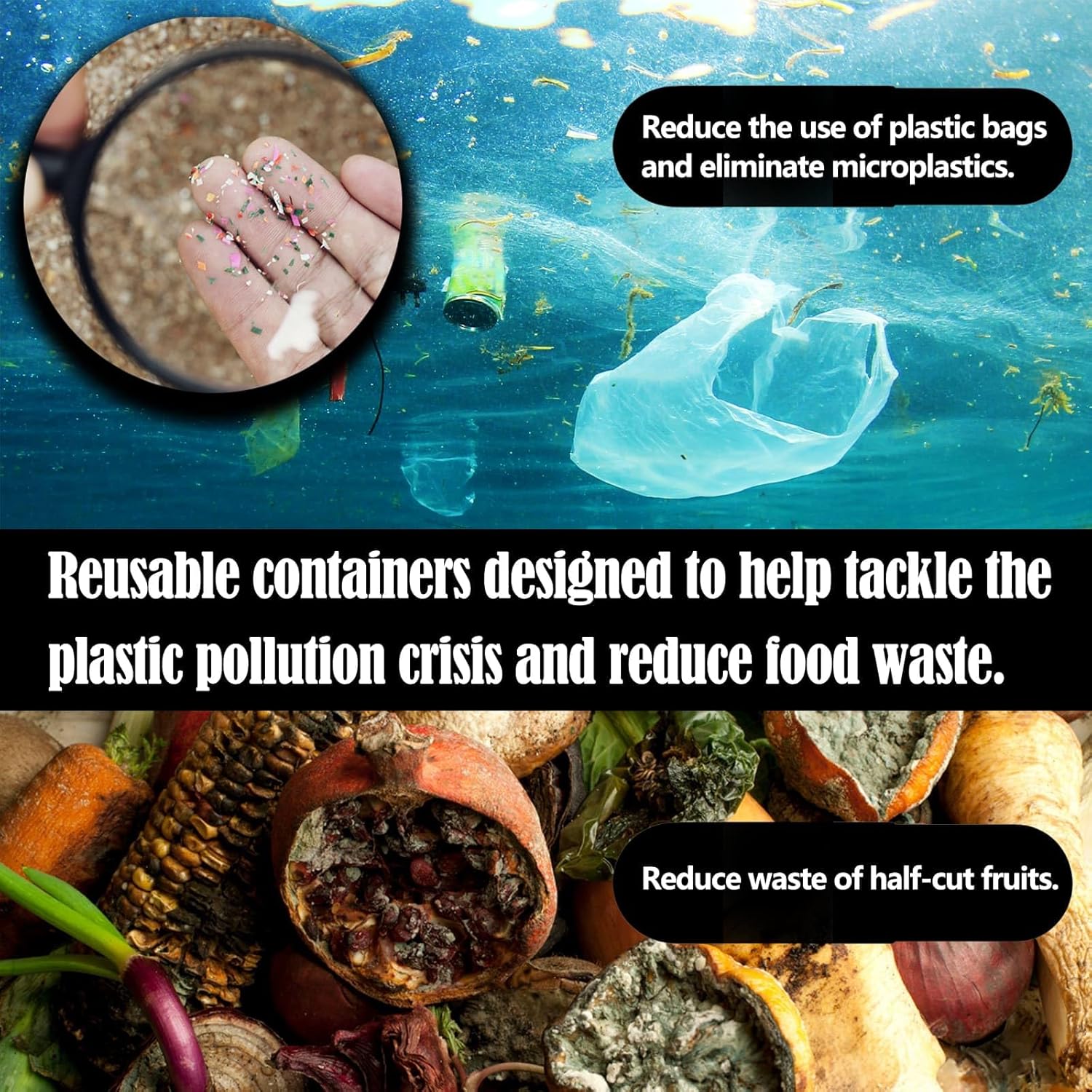 Avocado Saver and Tomato Holder - Set of 4 Reusable Storage Containers for Fridge - Ideal for Garlic, Onions, Lemons, and Potatoes - Image 3