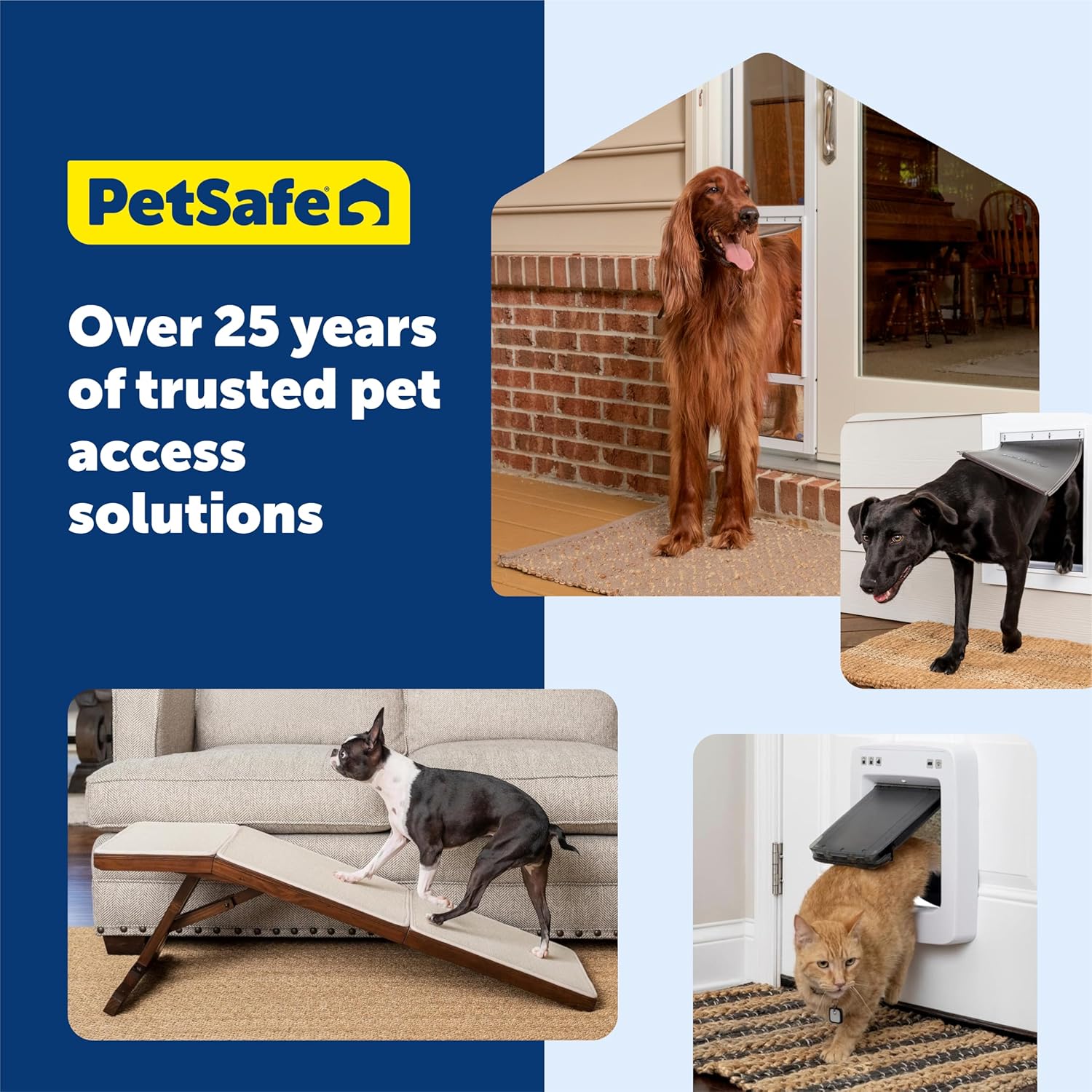 PetSafe Electronic Pet Door - Rust-Proof Programmable Smart Collar-Activated Dog or Cat Entry - Easy Installation & Space-Saving Design - Small - Fits Pets Up to 15 lb - Image 7