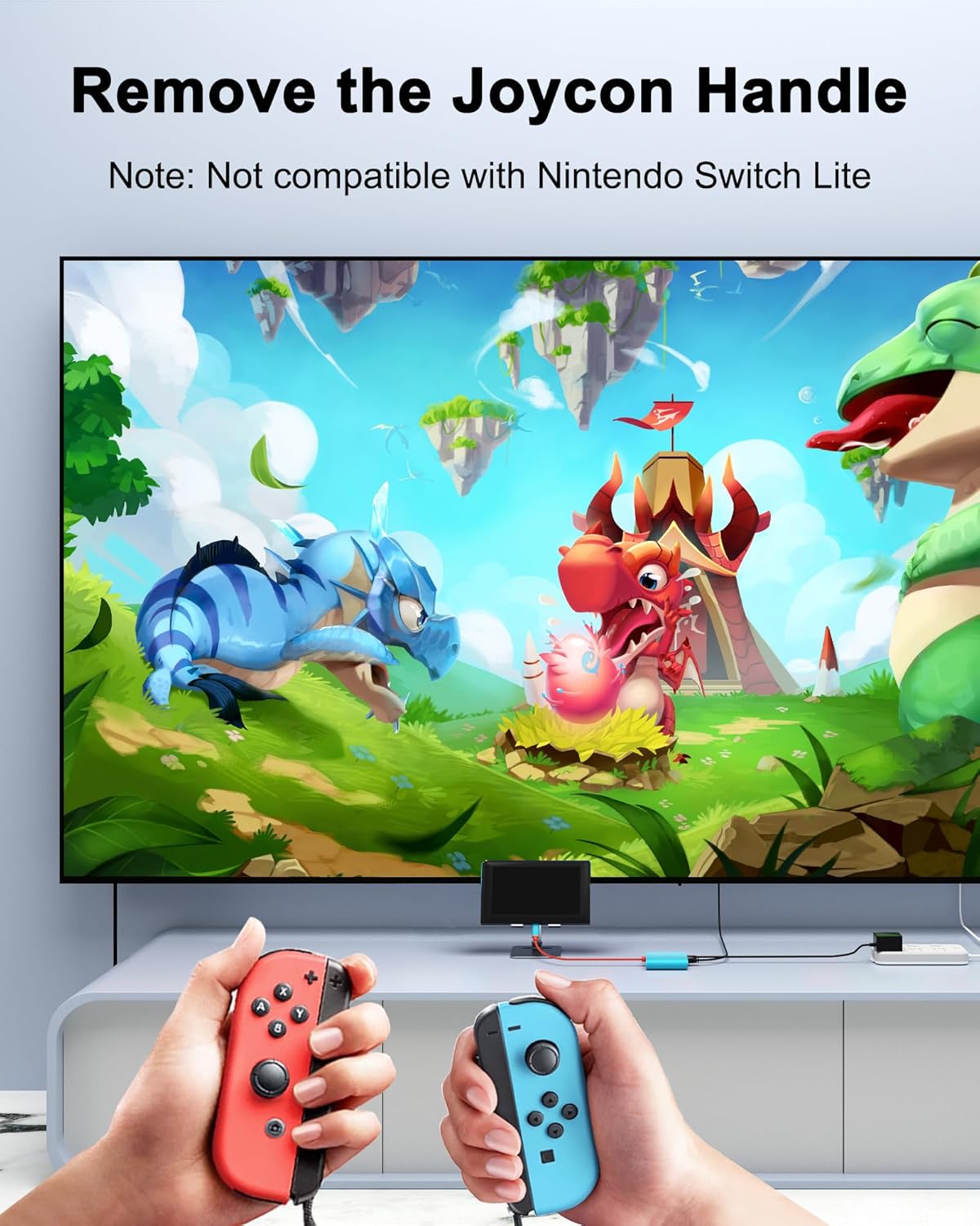 Switch Docking Station for Nintendo Switch Dock, Portable Switch Base Accessories, Switch TV Adapter Compatible Steam Deck/Switch OLED - Image 2