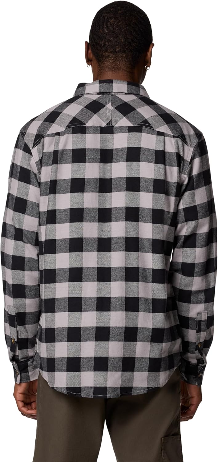 Columbia Mens Bearmouth Springs Roll Up Long Sleeve Flannel Shirt - Image 4