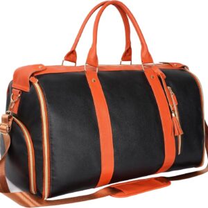 Luhxe Travel Convertible Carry On Garment Bag with Shoe Pouch & Detachable Shoulder Strap - Charcoal