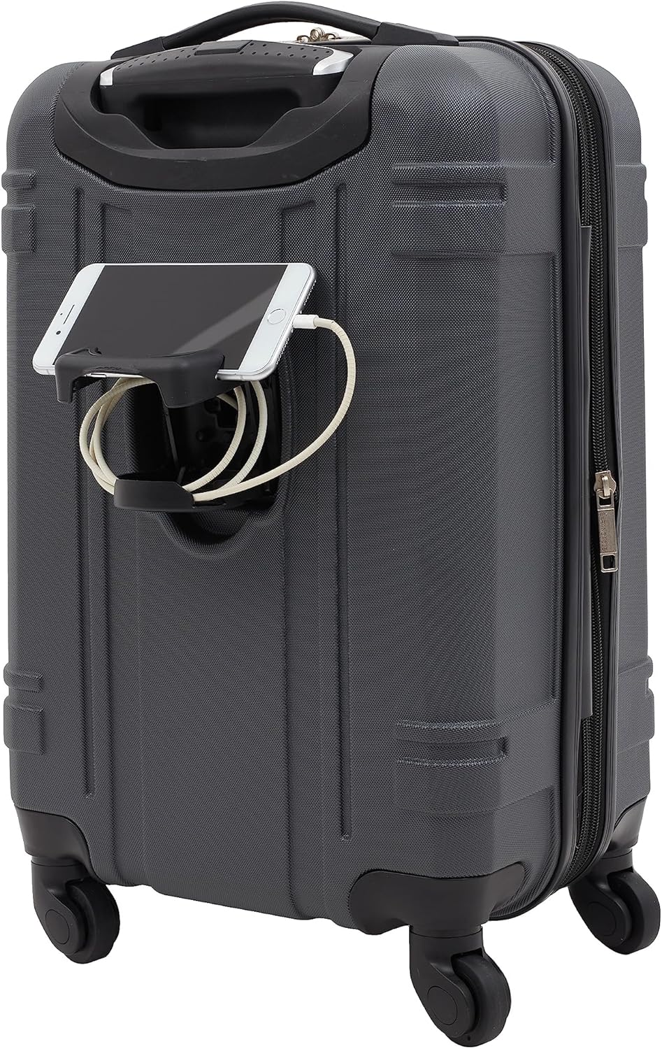 Wrangler Astral Hardside Luggage, Dark Shadow, 22-Inch Carry-On - Image 3