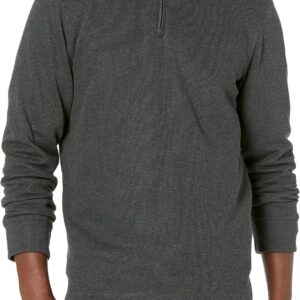 Amazon Essentials Men's Quarter-Zip French Rib Sweater, Casual Wear